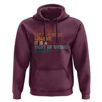 Retro Cory Booker Quotes Hoodie This is a Right or Wrong Moment Subtle FDT - Wonder Print Shop
