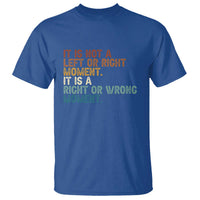 Retro Cory Booker Quotes T Shirt This is a Right or Wrong Moment Subtle FDT - Wonder Print Shop