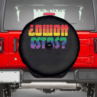Como Estas Spare Tire Cover Funny Spanish LGBT Pride Latinx Retro Queer Inclusive Gift - Wonder Print Shop