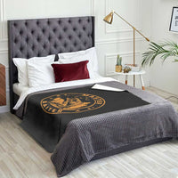 Master Baiter Throw Blanket Retro Bass Fishing Funny Fisher Fish Fisherman - Wonder Print Shop
