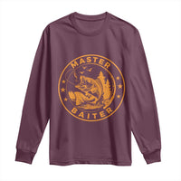 Master Baiter Long Sleeve Shirt Retro Bass Fishing Funny Fisher Fish Fisherman - Wonder Print Shop