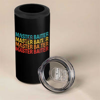 Master Baiter 4 in 1 Can Cooler Tumbler Retro Bass Fishing Funny Fish Fisherman - Wonder Print Shop