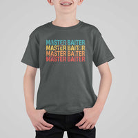Master Baiter T Shirt For Kid Retro Bass Fishing Funny Fish Fisherman - Wonder Print Shop