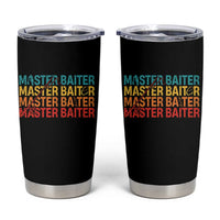 Master Baiter Tumbler Cup Retro Bass Fishing Funny Fish Fisherman - Wonder Print Shop
