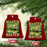 Master Baiter Ceramic Ornament Funny Bass Fishing Fisher Bootleg Graphic - Wonder Print Shop