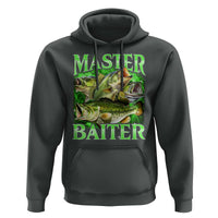 Master Baiter Hoodie Funny Bass Fishing Fisher Bootleg Graphic - Wonder Print Shop