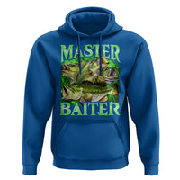 Master Baiter Hoodie Funny Bass Fishing Fisher Bootleg Graphic - Wonder Print Shop