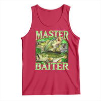 Master Baiter Tank Top Funny Bass Fishing Fisher Bootleg Graphic - Wonder Print Shop