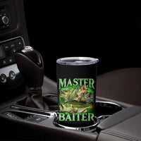 Master Baiter Tumbler Cup Funny Bass Fishing Fisher Bootleg Graphic - Wonder Print Shop