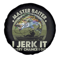 Retro Master Baiter Spare Tire Cover Funny Bass Fishing Fisher - Wonder Print Shop