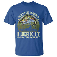 Retro Master Baiter T Shirt Funny Bass Fishing Fisher - Wonder Print Shop