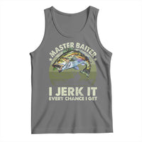 Retro Master Baiter Tank Top Funny Bass Fishing Fisher - Wonder Print Shop