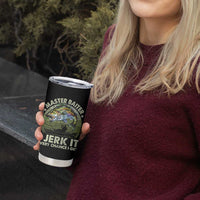 Retro Master Baiter Tumbler Cup Funny Bass Fishing Fisher - Wonder Print Shop
