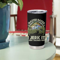 Retro Master Baiter Tumbler Cup Funny Bass Fishing Fisher - Wonder Print Shop