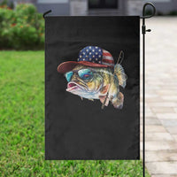 Funny Fishing American Flag Garden Flag Patriotic Fisherman Family Gift - Wonder Print Shop