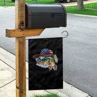 Funny Fishing American Flag Garden Flag Patriotic Fisherman Family Gift - Wonder Print Shop