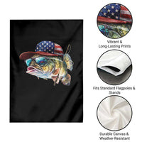 Funny Fishing American Flag Garden Flag Patriotic Fisherman Family Gift - Wonder Print Shop