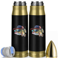 Funny Fishing American Flag Bullet Tumbler Patriotic Fisherman Family Gift - Wonder Print Shop