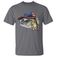 Funny Fishing American Flag T Shirt Patriotic Fisherman Family Gift - Wonder Print Shop