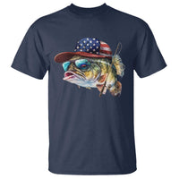Funny Fishing American Flag T Shirt Patriotic Fisherman Family Gift - Wonder Print Shop