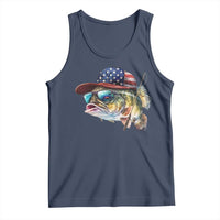 Funny Fishing American Flag Tank Top Patriotic Fisherman Family Gift - Wonder Print Shop