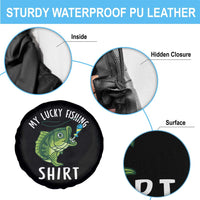 Lucky Fishing Spare Tire Cover Funny Fisherman Fish Lovers - Wonder Print Shop