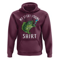 Lucky Fishing Hoodie Funny Fisherman Fish Lovers - Wonder Print Shop