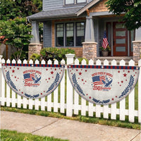 USA 250th Anniversary Patriotic Fan Flag Land Of The Free USA 1776 2026 Statue Of Liberty Eagle Flag
