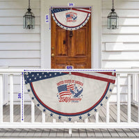 USA 250th Anniversary Patriotic Fan Flag Land Of The Free USA 1776 2026 Statue Of Liberty Eagle Flag