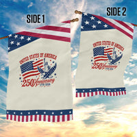 USA 250th Anniversary Patriotic Garden Flag Land Of The Free USA Patriotic 1776 2026 Statue Of Liberty Eagle Flag