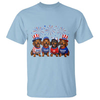 Vintage Patriotic Dachshund 250 Anniversary USA T Shirt Freedom 250 Years Weiner Dog Lovers Dad Mom