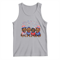 Vintage Patriotic Dachshund 250 Anniversary USA Tank Top Freedom 250 Years Weiner Dog Lovers Dad Mom