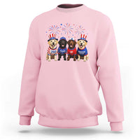 Labrador Retriever Americas 250th Anniversary Sweatshirt 4th July US 250 Years Of Freedom Dog Lovers 1776 2026