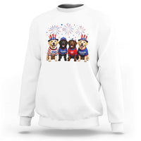 Labrador Retriever Americas 250th Anniversary Sweatshirt 4th July US 250 Years Of Freedom Dog Lovers 1776 2026