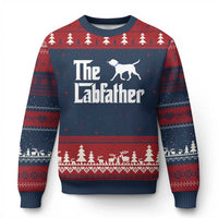 Funny Labrador Dad Ugly Christmas Sweater The Lab Father Fathers Day Gifts For Dog Lovers Dad