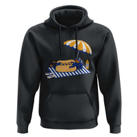 Funny Sausage Dog Hoodie Retro Summer Hot Dog Graphic Dachshund Dog Lover Gift