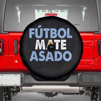 Futbol Mate Asado Argentina Soccer Fan Spare Tire Cover Argentinian Flag Pride Vintage Football Lovers