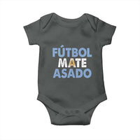 Futbol Mate Asado Argentina Soccer Fan Baby Onesie Argentinian Flag Pride Vintage Football Lovers