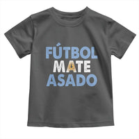 Futbol Mate Asado Argentina Soccer Fan Toddler T Shirt Argentinian Flag Pride Vintage Football Lovers