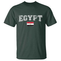 Vintage Egypt T Shirt Distressed Flag Patriotic Football Fan Pride Gift for Egyptians