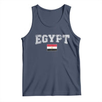 Vintage Egypt Tank Top Distressed Flag Patriotic Football Fan Pride Gift for Egyptians