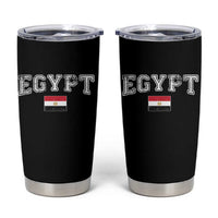 Vintage Egypt Tumbler Cup Distressed Flag Patriotic Football Fan Pride Gift for Egyptians