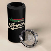 Morocco 4 in 1 Can Cooler Tumbler Limited Edition Vintage Moroccan Pride Retro