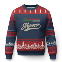 Morocco Ugly Christmas Sweater Limited Edition Vintage Moroccan Pride Retro