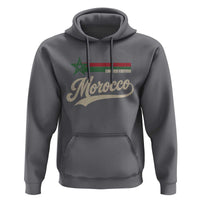 Morocco Hoodie Limited Edition Vintage Moroccan Pride Retro