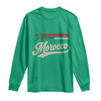 Morocco Long Sleeve Shirt Limited Edition Vintage Moroccan Pride Retro
