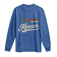 Morocco Long Sleeve Shirt Limited Edition Vintage Moroccan Pride Retro