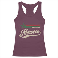 Morocco Racerback Tank Top Limited Edition Vintage Moroccan Pride Retro