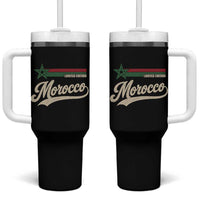 Morocco Tumbler With Handle Limited Edition Vintage Moroccan Pride Retro