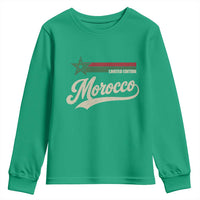 Morocco Youth Sweatshirt Limited Edition Vintage Moroccan Pride Retro